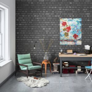 Julie Tugwell Art <br> Dad’s Geraniums <br> Oil on Stretched Canvas <br> 900 mm x 750 mm