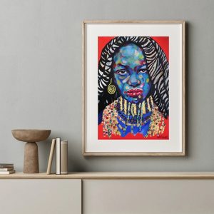 Julie Tugwell Art <br> African Kadinsky<br> Print