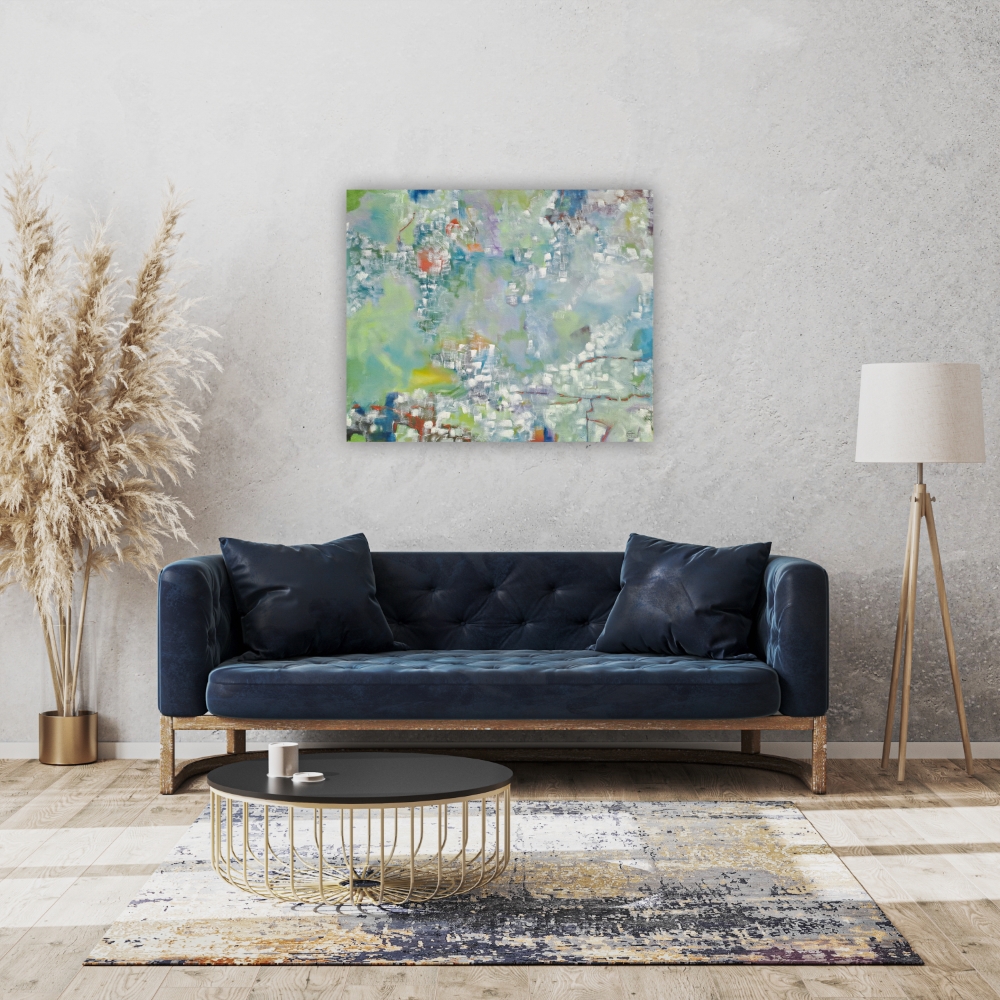 Julie Tugwell Art <br> Which Way <br> Oil on Stretched Canvas <br> 750 mm x 900 mm