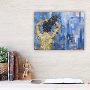 Julie Tugwell Art <br>Exposure<br>Oil on Stretched Canvas<br>300 mm x 400 mm