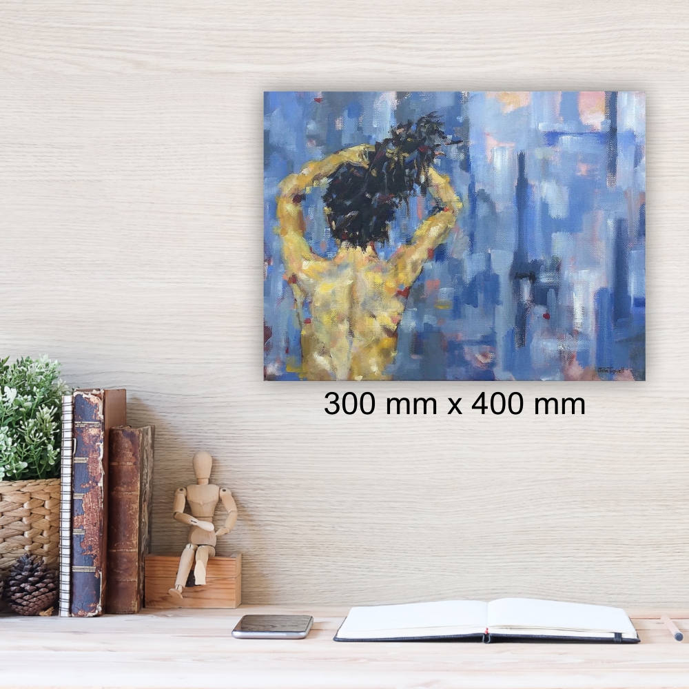 Julie Tugwell Art <br>Exposure<br>Oil on Stretched Canvas<br>300 mm x 400 mm - Image 2