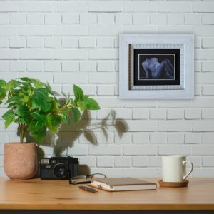 Julie Tugwell Art <br> Nude 2 <br>Oil on Board - Framed<br> 100 mm x 150 mm