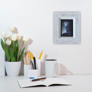 Julie Tugwell Art <br> Nude 3 <br> Oil on Board - Framed <br> 100 mm x 150 mm