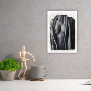 Julie Tugwell Art <br> Nude 5 <br> Oil on Board - Unframed <br> 170 mm x 130 mm