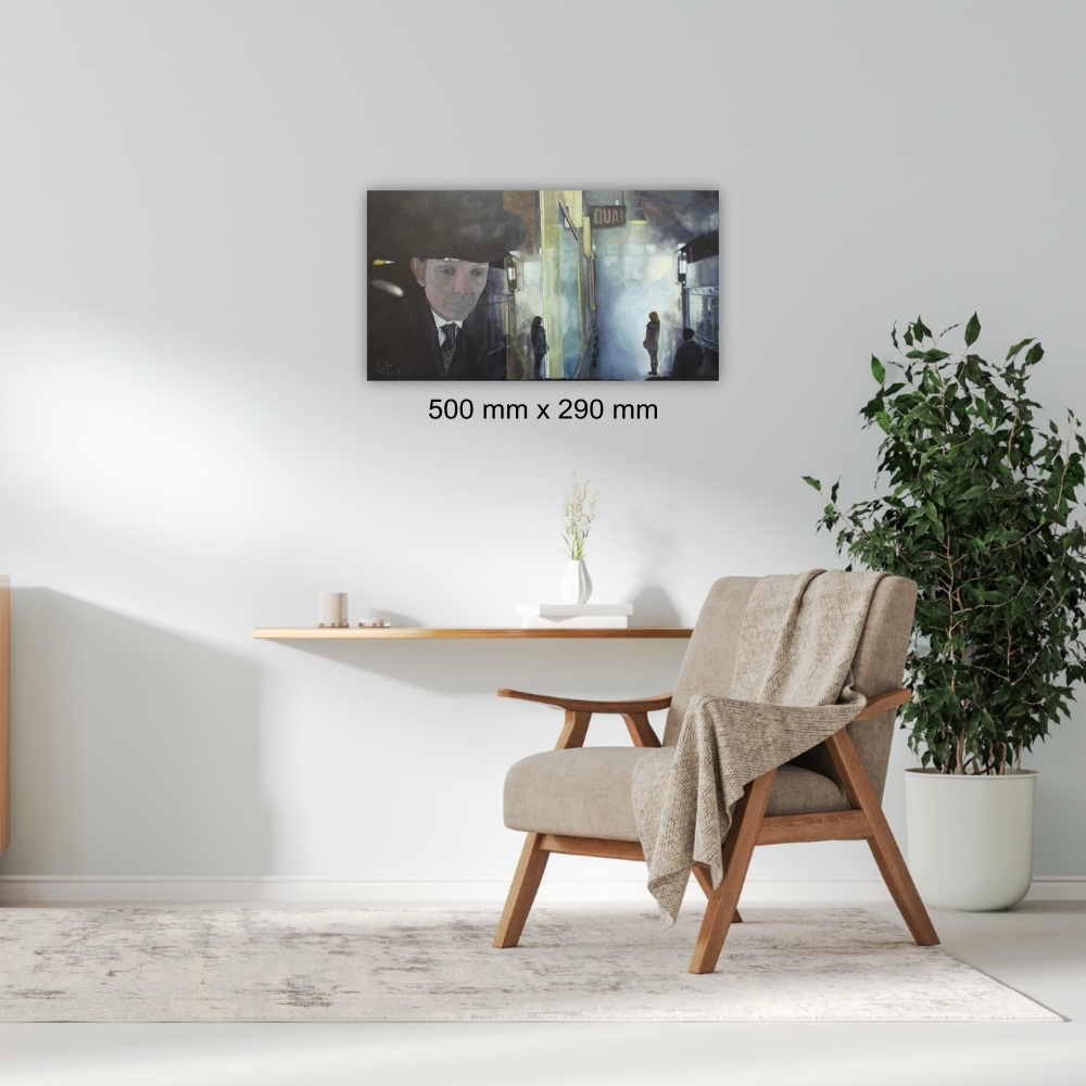 Julie Tugwell Art <br> Now Then and to Come <br> Oil on Board <br> 500 mm x 290 mm - Image 2