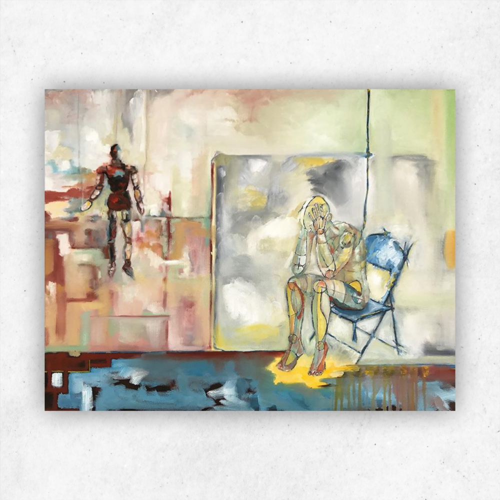 Julie Tugwell Art <br>Marquette Master<br>Oil on Stretched Canvas<br>760 mm x 610 mm - Image 3