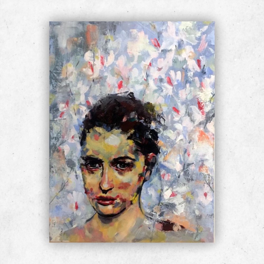 Julie Tugwell Art <br> Summer Longing <br> Oil on Canvas <br> 450 x 600mm - Image 2